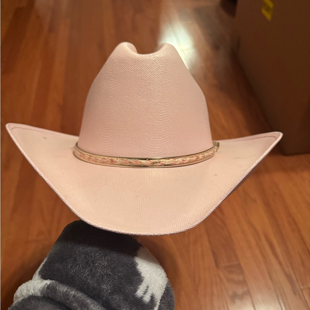 Youth pink cowboy hat